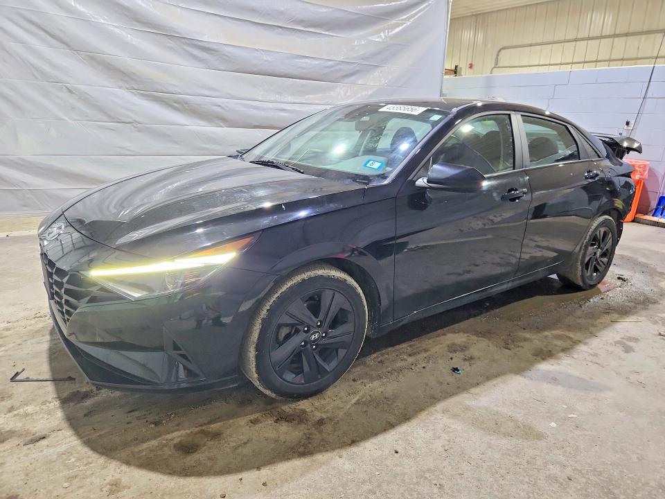 2021 Hyundai Elantra VIN KMHLM4AG8MU066794 COPART salvage auction — REAR END, Nh - Cert Of Title-Salvage, sold $4,400 on 2026-07-09 (photo 1)