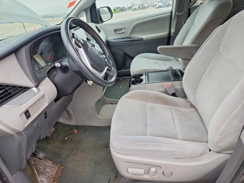2015 Toyota Sienna VIN 5TDKK3DC1FS635761 COPART salvage auction — FRONT END, Mi - Certificate Of Title, sold $5,200 on 2026-07-02 (photo 7)