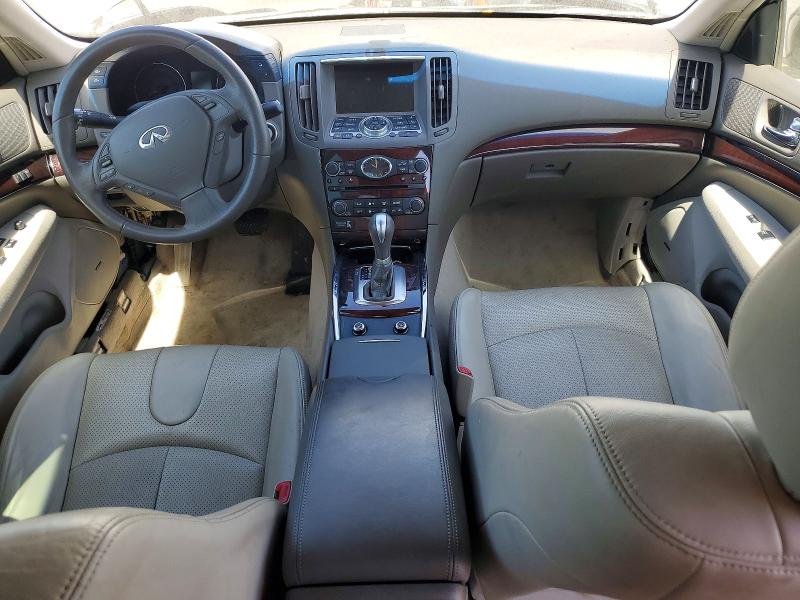 2011 Infiniti G37 VIN JN1CV6AP3BM304743 COPART salvage auction — FRONT END, CA - SALVAGE CERTIFICATE, sold $1,350 on 2026-07-16 (photo 8)