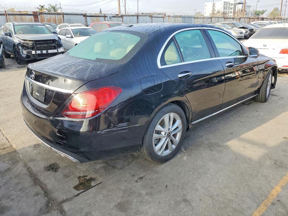 2020 Mercedes-benz C-klasse VIN W1KWF8DB0LR579922 COPART salvage auction — FRONT END, Ca - Salvage Certificate, sold $12,100 on 2026-07-29 (photo 3)