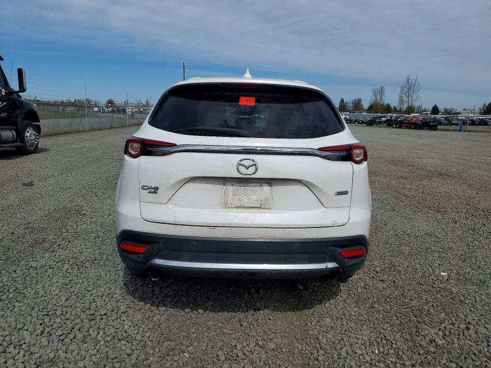 2016 Mazda Cx-9 VIN JM3TCBDY9G0116637 COPART salvage auction — FRONT END, Or - Dealer Only Clean Title, sold $3,750 on 2026-07-21 (photo 6)