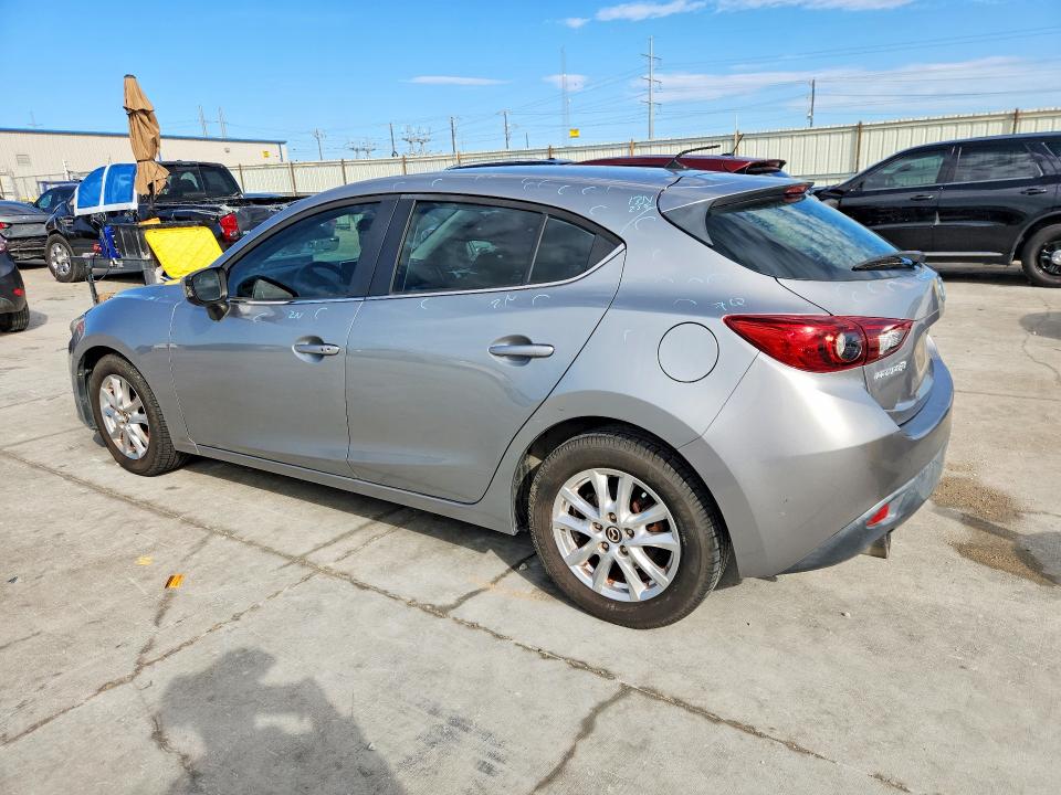 2015 Mazda 3 VIN 3MZBM1L74FM230364 COPART salvage auction — HAIL, Tx - Salvage Vehicle Title, sold $2,000 on 2026-07-10 (photo 2)