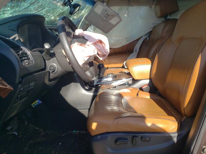 2017 Nissan Armada VIN JN8AY2NE5H9700265 COPART salvage auction — FRONT END, Ms - Cert Of Title-Salvaged, sold $1,000 on 2026-07-10 (photo 7)