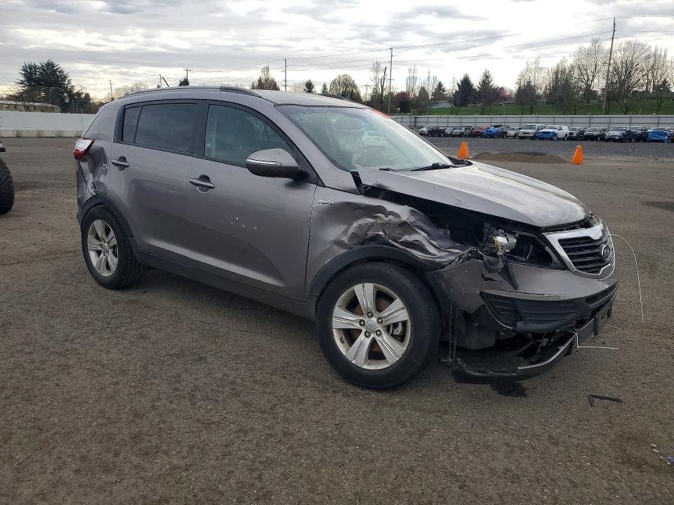 2011 Kia Sportage VIN KNDPBCA29B7091211 COPART salvage auction — FRONT END, Or - Salvage Title Certificate, sold $1,050 on 2026-07-06 (photo 4)