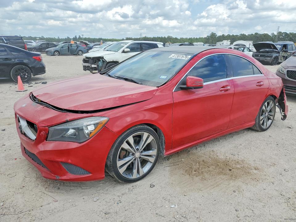 2016 Mercedes-benz Cla-klasse VIN WDDSJ4EB8GN393790 COPART salvage auction — REAR END, Tx - Salvage Vehicle Title, sold $1,300 on 2026-07-10 (photo 1)