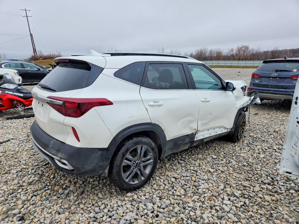 2023 Kia Seltos VIN KNDEUCAA3P7466042 COPART salvage auction — FRONT END, Mi - Scrap Certificate Of Title, sold $2,200 on 2026-07-16 (photo 3)