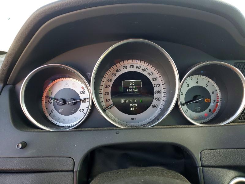 2014 Mercedes-benz C-klasse VIN WDDGF4HB4EA902393 COPART salvage auction — REAR END, Salvage Title, sold $1,250 on 2026-08-11 (photo 9)