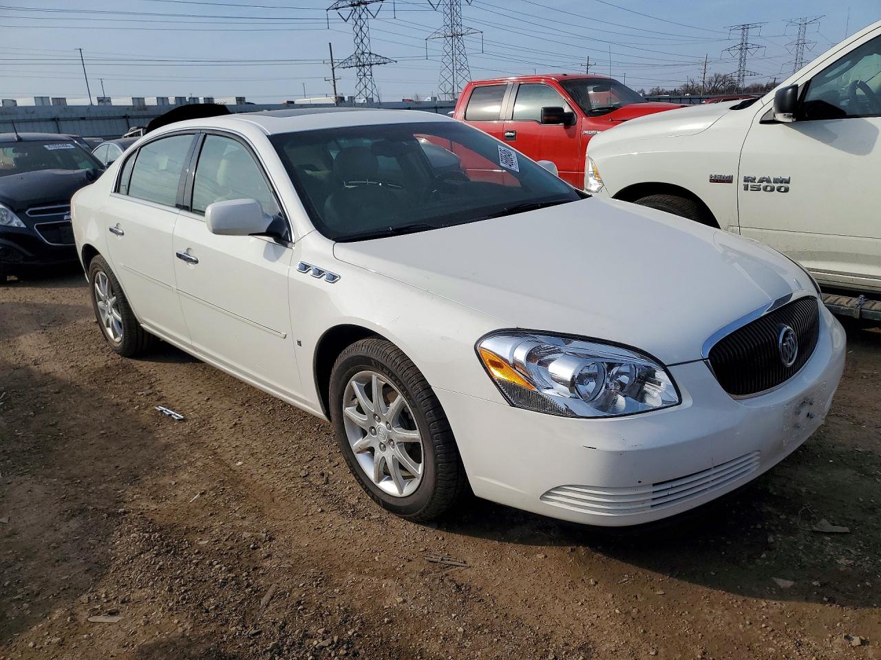 2008 Buick Lucerne VIN 1G4HD57278U114105 COPART salvage auction — Side, IL - SALVAGE CERTIFICATE, sold $1,700 on 2026-06-25 (photo 4)