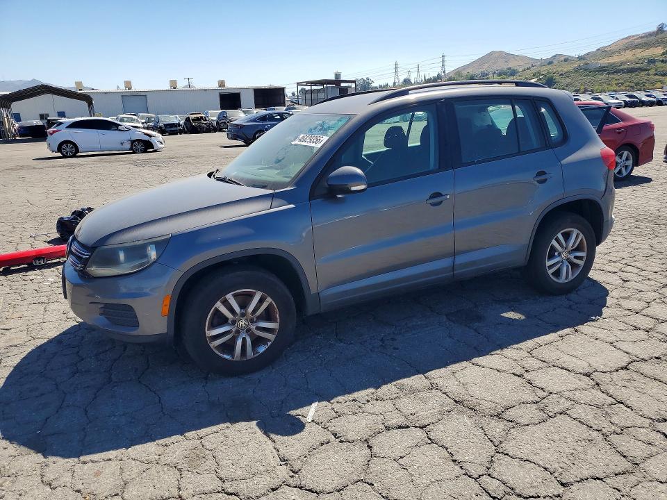 2015 Volkswagen Tiguan VIN WVGAV7AX9FW613035 COPART salvage auction — FRONT END, Wv - Dis/Dlr/Exp Only Clean Title, sold $1,550 on 2026-07-30 (photo 1)