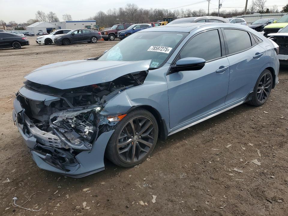 2021 Honda Civic VIN SHHFK7H99MU405795 COPART salvage auction — FRONT END, Id - Salvage Certificate Of Title, sold $5,200 on 2026-07-31 (photo 1)