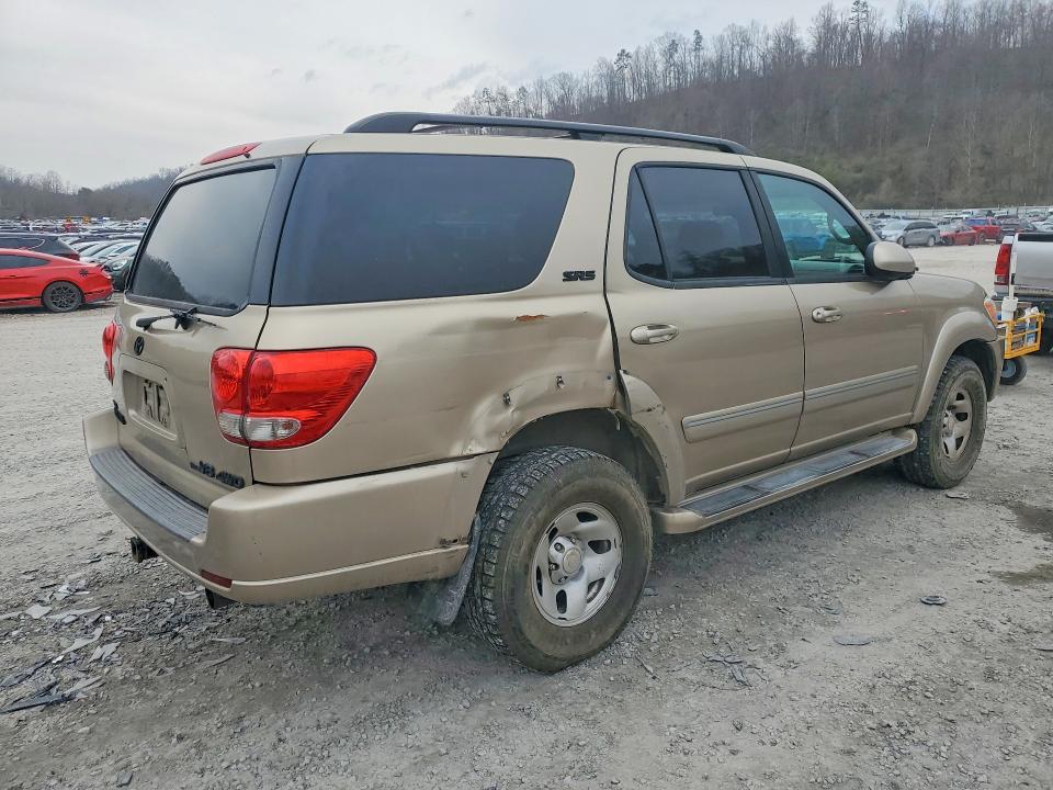 2007 Toyota Sequoia VIN 5TDBT44A67S285479 COPART salvage auction — REAR END, Wv - Salvage Certificate, sold $1,650 on 2026-07-02 (photo 3)