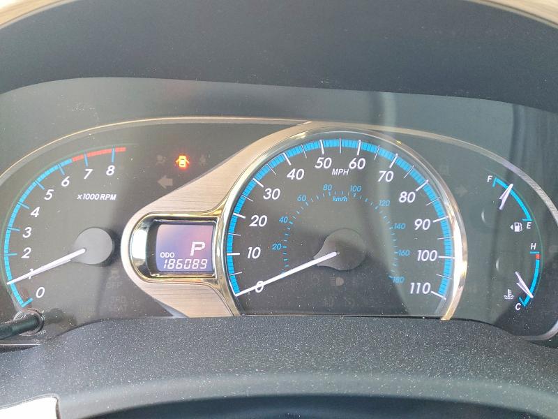 2011 Toyota Sienna VIN 5TDYK3DC2BS152204 COPART salvage auction — REAR END, Md - Cert Of Salvage > 75% Damage, sold $175 on 2026-07-16 (photo 9)