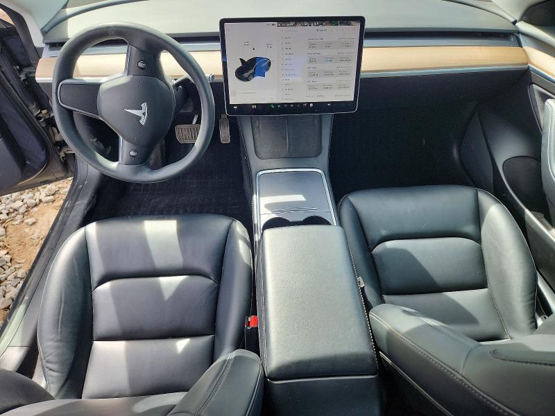 2021 Tesla Model 3 VIN 5YJ3E1EB7MF065630 COPART salvage auction — SIDE, Ca - Salvage Certificate, sold $5,800 on 2026-07-30 (photo 8)