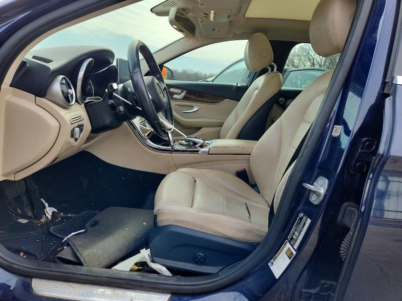 2016 Mercedes-benz C-klasse VIN 55SWF4JB8GU161500 COPART salvage auction — REAR END, Id - Salvage Certificate Of Title, sold $2,600 on 2026-07-02 (photo 7)