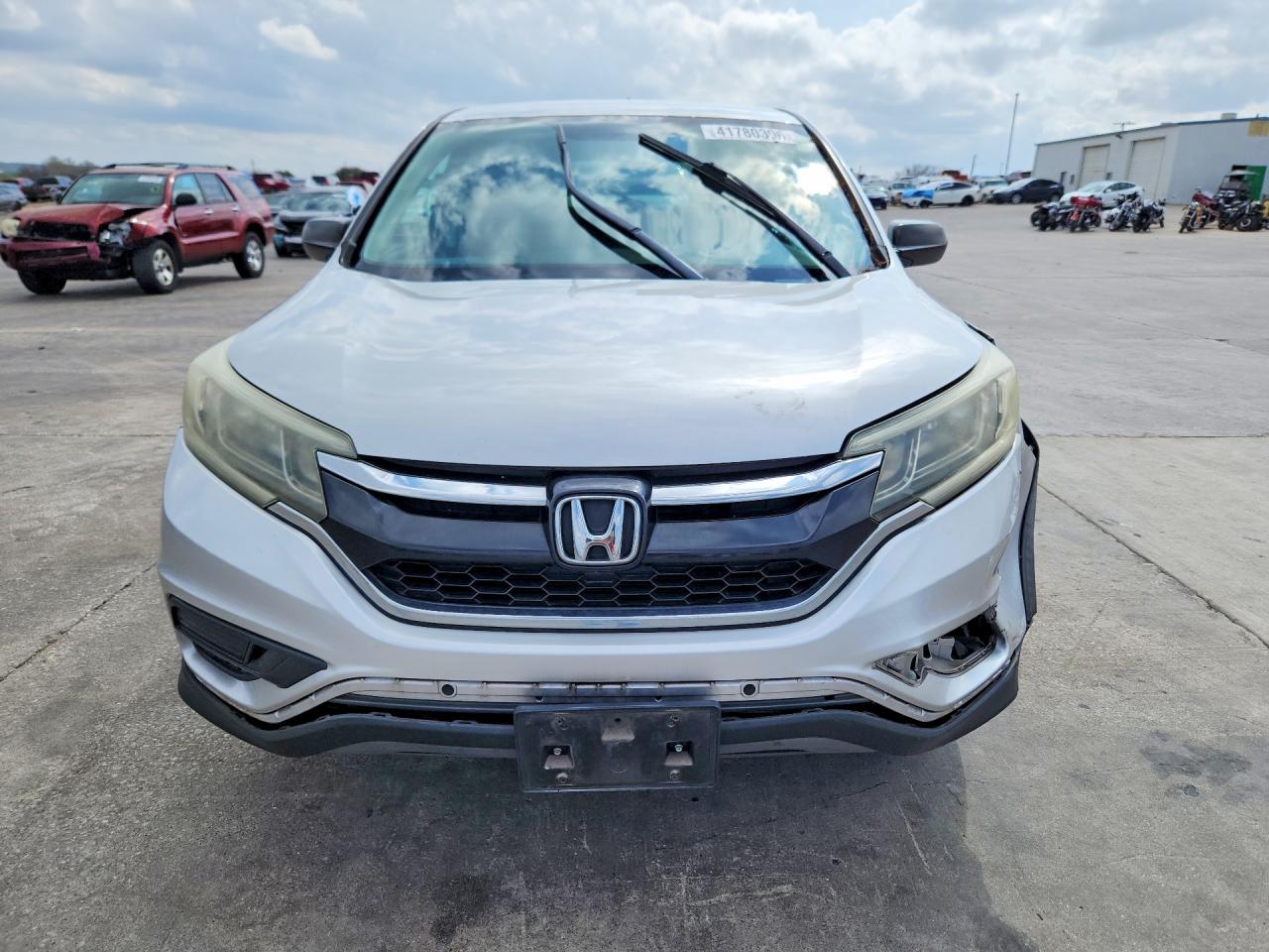 2016 Honda CR-V VIN 2HKRM3H48GH567980 COPART salvage auction — Front End, TX - CERTIFICATE OF TITLE, sold $5,600 on 2026-07-09 (photo 5)