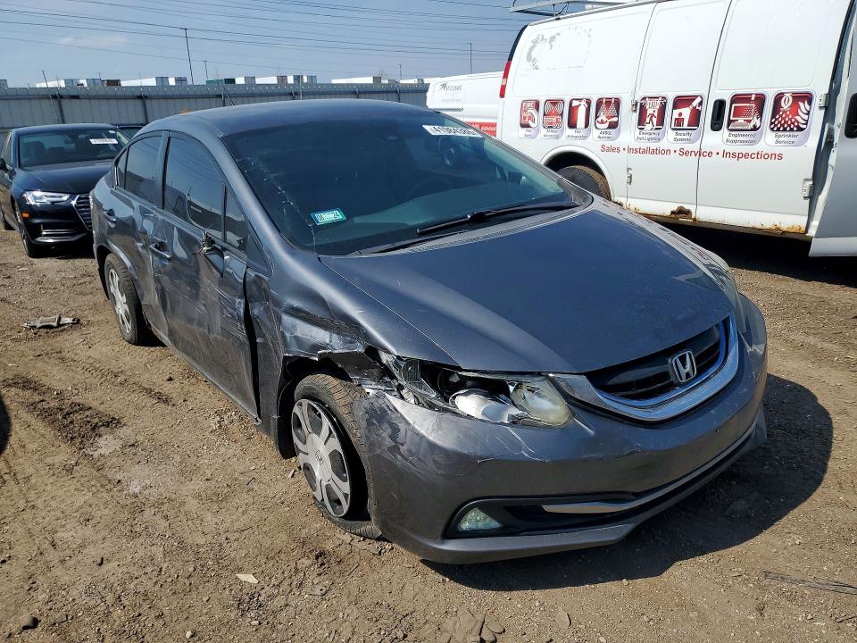 2013 Honda Civic VIN 19XFB4F30DE003409 COPART salvage auction — SIDE, Il - Salvage Certificate, sold $800 on 2026-07-09 (photo 4)