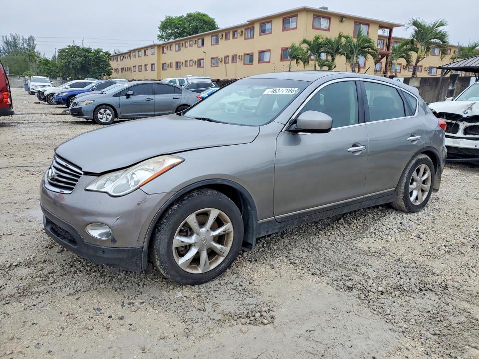 2008 Infiniti Ex35 VIN JNKAJ09F58M357072 COPART salvage auction — MINOR DENT/SCRATCHES, FL - CERTIFICATE OF TITLE (P), sold $275 on 2026-07-17 (photo 1)