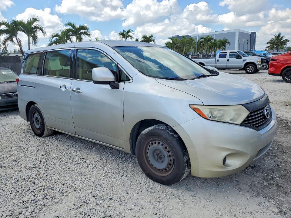 2016 Nissan Quest VIN JN8AE2KP1G9152200 COPART salvage auction — MINOR DENT/SCRATCHES, Fl - Certificate Of Title, sold $625 on 2026-07-10 (photo 4)
