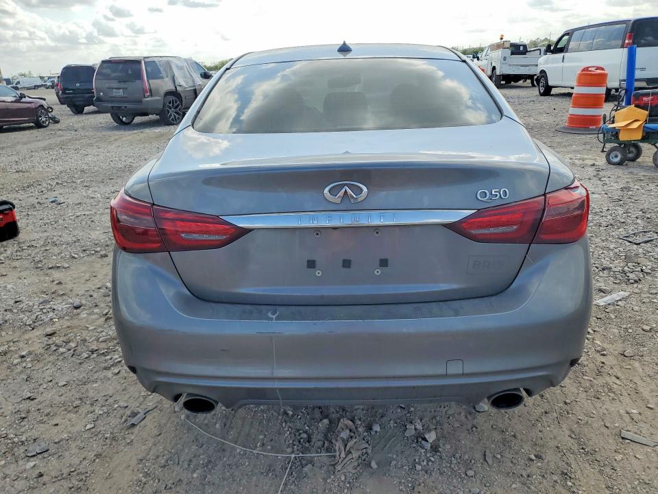 2018 Infiniti VIN JN1CV7AP5JM240239 COPART salvage auction — FRONT END, Tx - Salvage Vehicle Title, sold $1,950 on 2026-07-09 (photo 6)