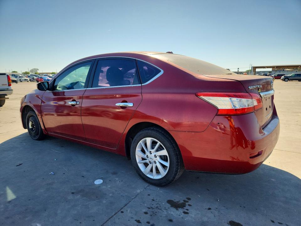 2015 Nissan Sentra VIN 3N1AB7AP3FY252040 COPART salvage auction — SIDE, Tx - Certificate Of Title, sold $800 on 2026-07-09 (photo 2)