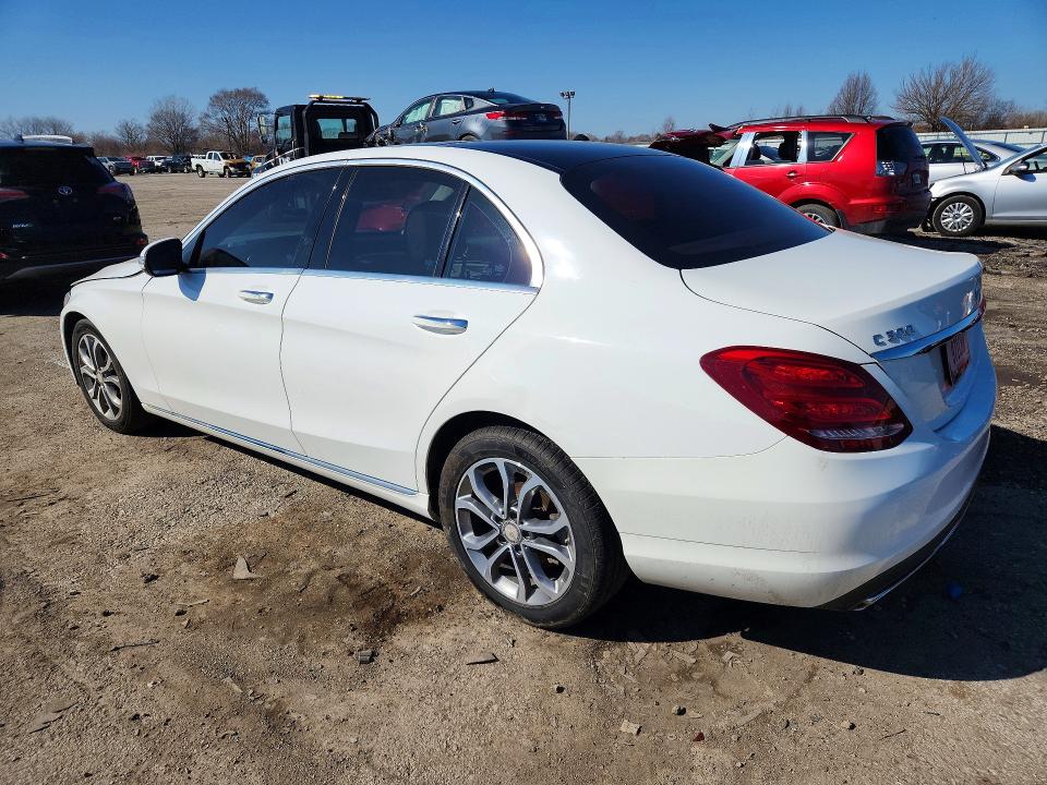 2015 Mercedes-benz C-klasse VIN 55SWF4KB1FU052762 COPART salvage auction — FRONT END, In - Cert Of Title-Salvage Title, sold $775 on 2026-07-27 (photo 2)