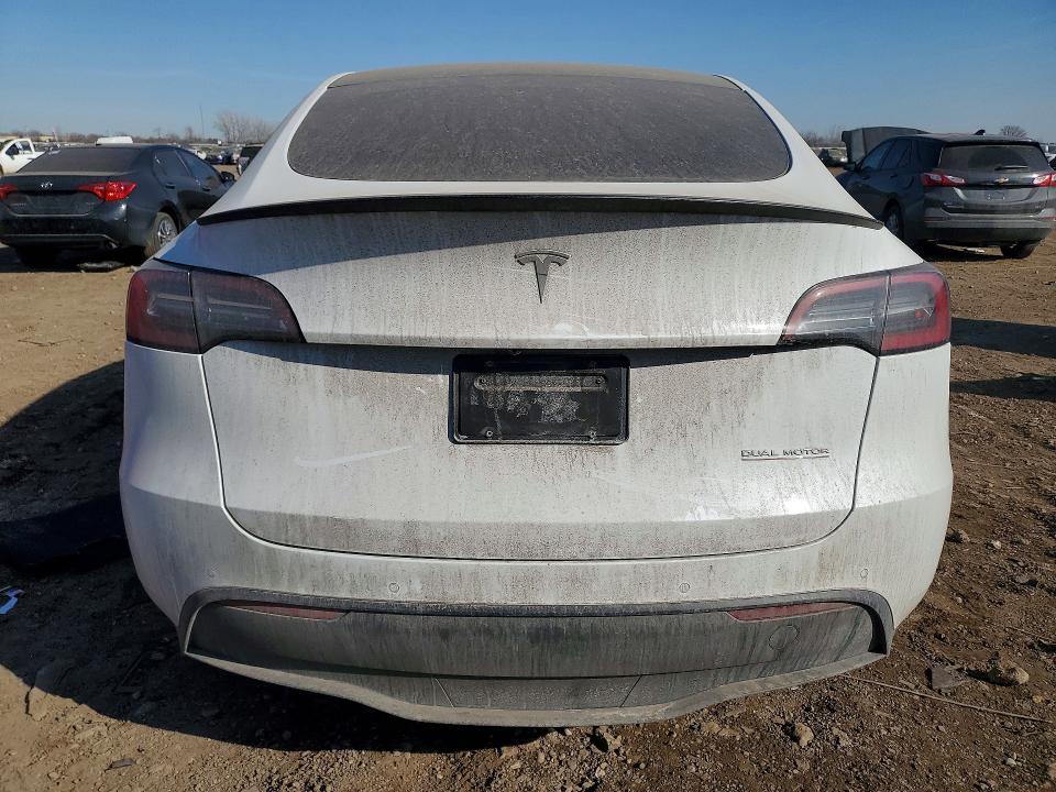 2022 Tesla Model y VIN 7SAYGDEF7NF407358 COPART salvage auction — FRONT END, Il - Salvage Certificate, sold $10,700 on 2026-07-07 (photo 6)