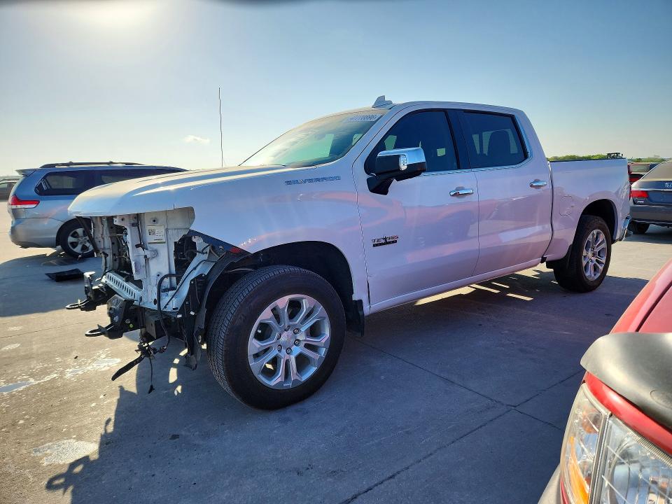 2025 Chevrolet Silverado VIN 2GCPAEED3S1194664 COPART salvage auction — FRONT END, Tx - Certificate Of Title, sold $19,900 on 2026-07-09 (photo 1)