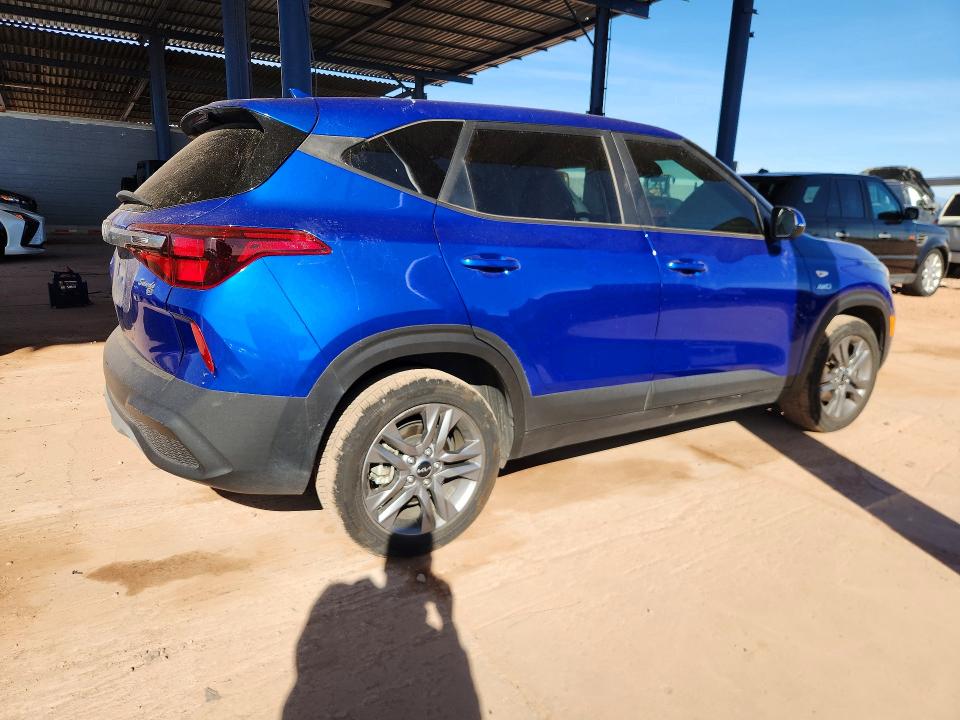 2022 Kia Seltos VIN KNDEPCAA5N7251914 COPART salvage auction — SIDE, Az - Cert Of Title - Salvage, sold $3,150 on 2026-07-09 (photo 3)