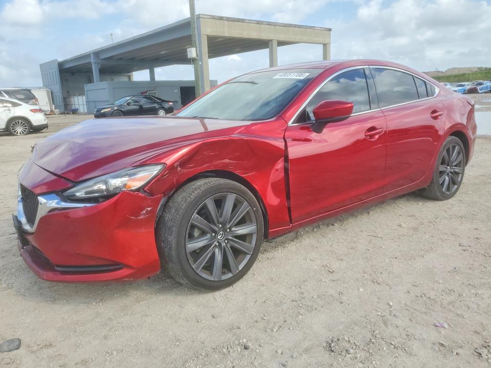 2018 Mazda 6 VIN JM1GL1VM9J1322865 COPART salvage auction — FRONT END, Fl - Cert Of Title Slvg Rebuildable, sold $2,450 on 2026-07-09 (photo 1)