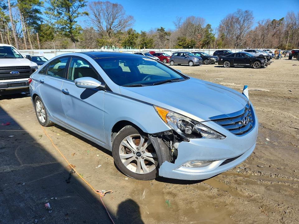 2013 Hyundai Sonata VIN 5NPEC4AC9DH566065 COPART salvage auction — FRONT END, De - Salvage Certificate, sold $625 on 2026-07-28 (photo 4)