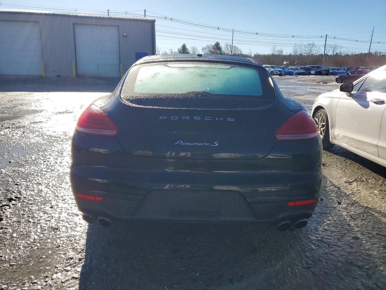 2014 Porsche Panamera VIN WP0AB2A76EL055550 COPART salvage auction — Undercarriage, MA - CERT OF TITLE-RECONSTRCTD COLL, sold $5,800 on 2026-04-02 (photo 6)