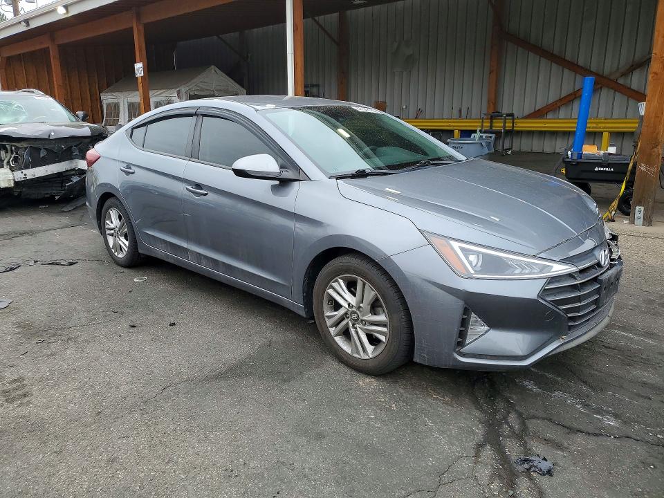 2019 Hyundai Elantra VIN KMHD84LF7KU820780 COPART salvage auction — FRONT END, CO, sold $3,700 on 2026-07-28 (photo 4)
