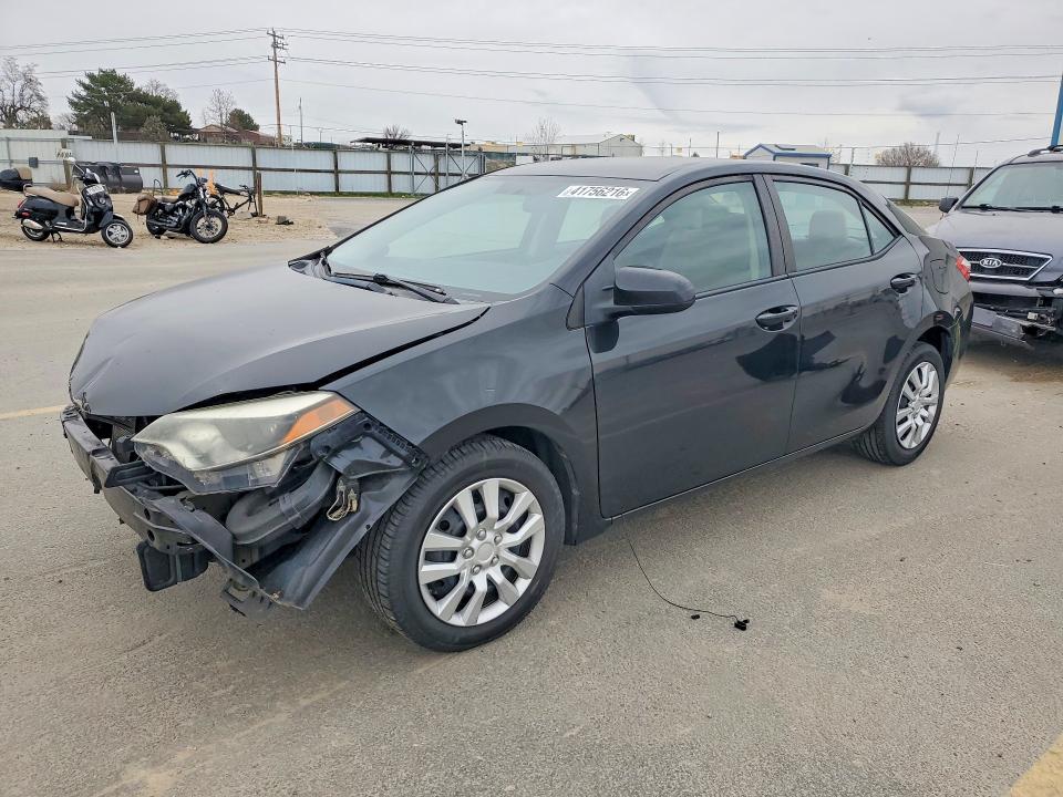 2014 Toyota Corolla VIN 5YFBURHEXEP097352 COPART salvage auction — FRONT END, Id - Salvage Certificate Of Title, sold $150 on 2026-07-30 (photo 1)
