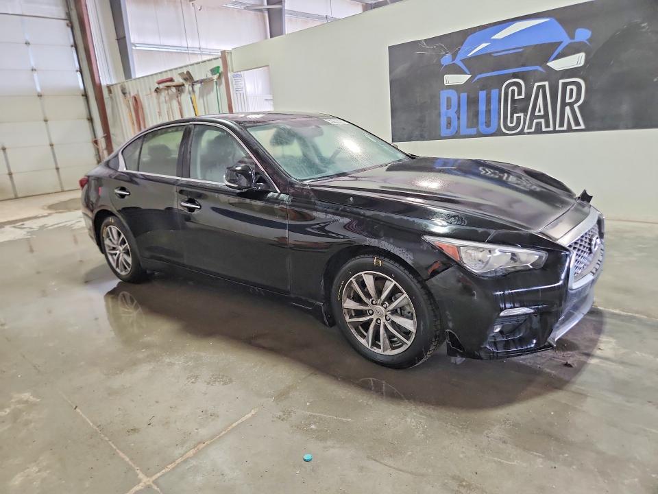 2021 Infiniti Q50 VIN JN1EV7AR4MM751956 COPART salvage auction — FRONT END, Wv - Salvage Cert - Flood Damaged, sold $725 on 2026-07-02 (photo 4)