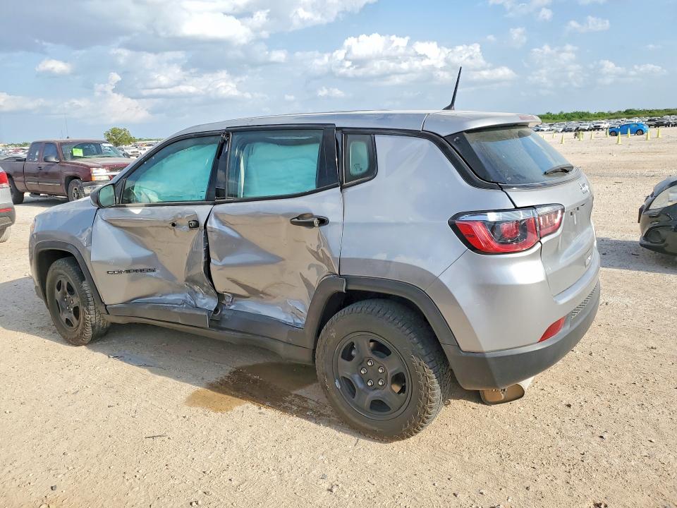 2018 Jeep Compass VIN 3C4NJCAB1JT488237 COPART salvage auction — SIDE, Tx - Salvage Vehicle Title, sold $1,700 on 2026-07-02 (photo 2)