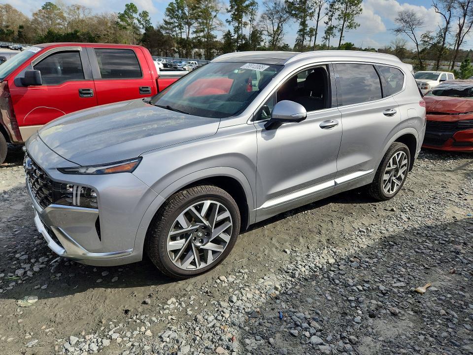 2023 Hyundai Santa fe VIN 5NMS54ALXPH556224 COPART salvage auction — REAR END, Mi - Certificate Of Title, sold $11,100 on 2026-07-02 (photo 1)