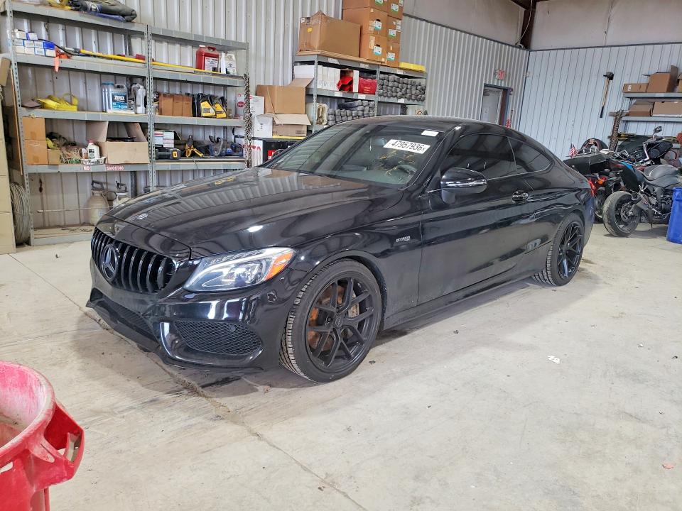 2017 Mercedes-benz C class VIN WDDWJ6EB4HF467764 COPART salvage auction — REAR END, Pa - Cert Of Title (P), sold $12,500 on 2026-07-27 (photo 1)