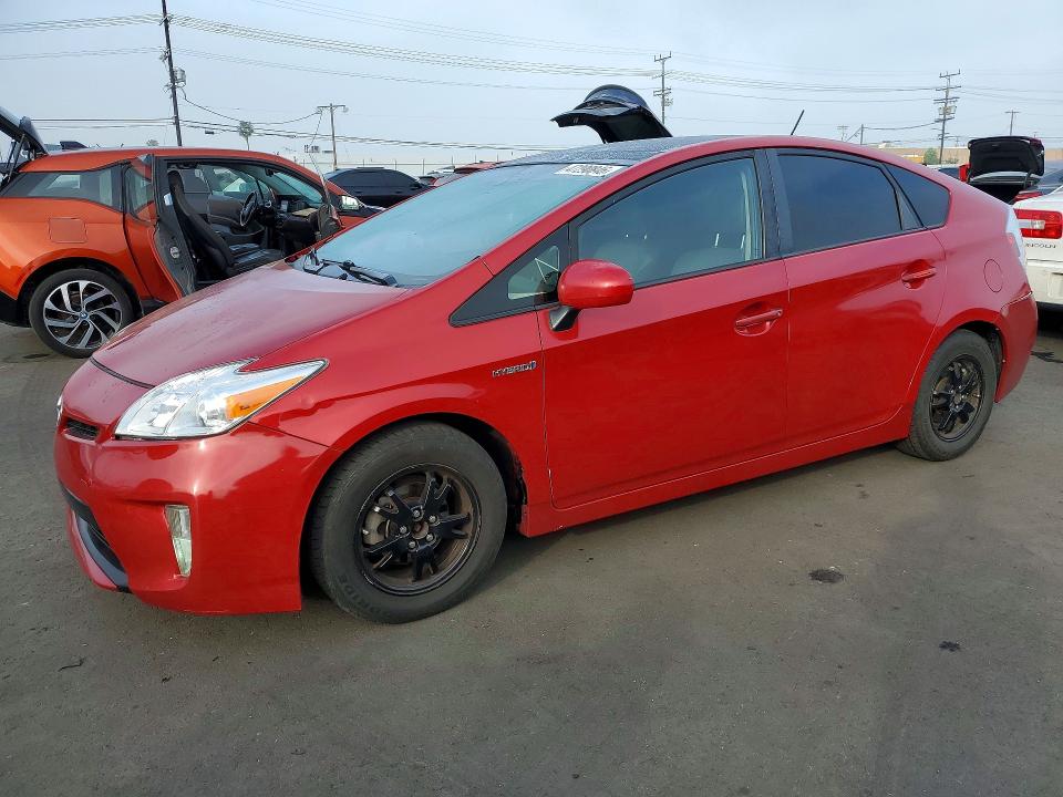 2015 Toyota Prius VIN JTDKN3DU7F1912992 COPART salvage auction — DAMAGE HISTORY, Ca - Cert Of Title-Salvaged, sold $2,700 on 2026-07-08 (photo 1)