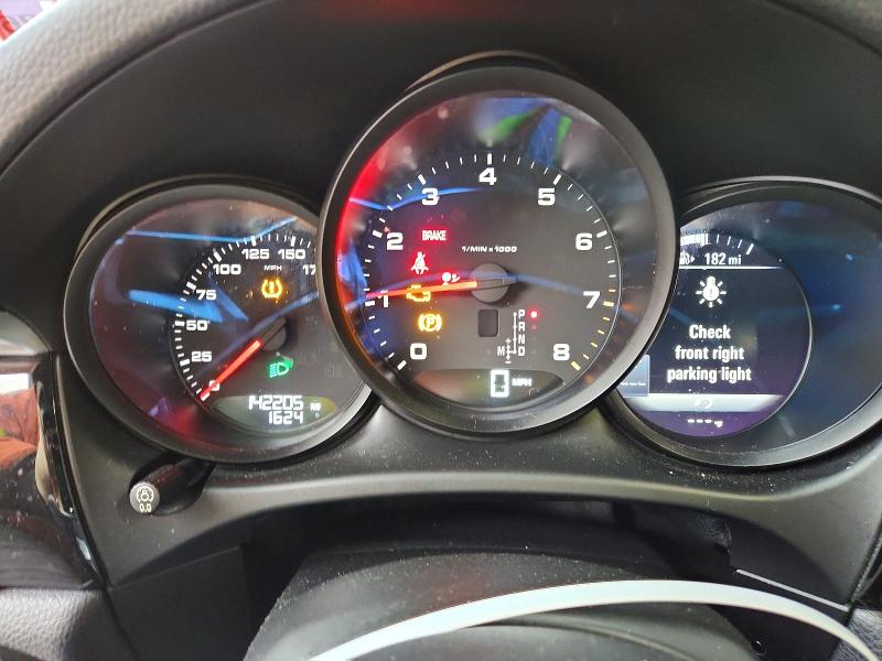 2017 Porsche Macan VIN WP1AA2A52HLB83398 COPART salvage auction — FRONT END, Nj - Cert Of Title-Salvage, sold $3,650 on 2026-07-04 (photo 9)