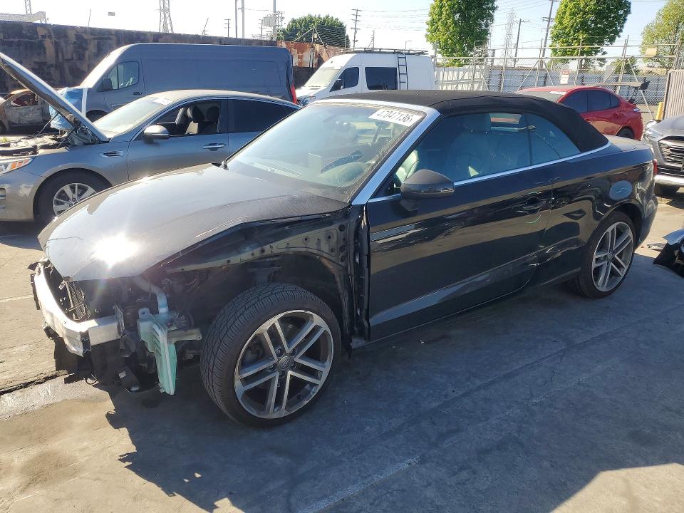 2017 Audi A3 VIN WAU78LFF6H1056760 COPART salvage auction — FRONT END, Salvage Title, sold $2,500 on 2026-07-17 (photo 1)