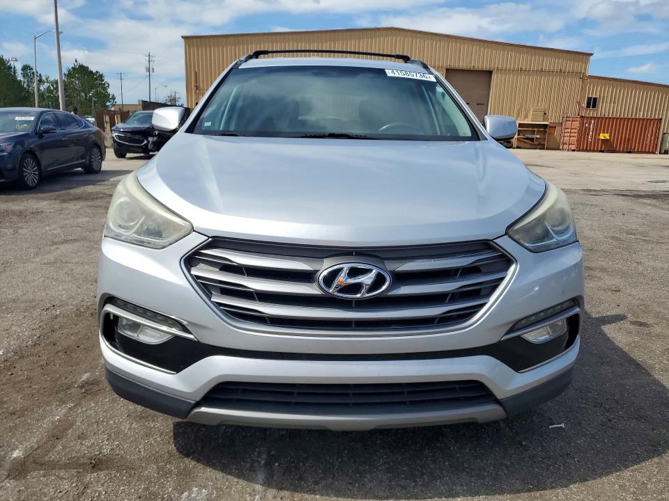 2017 Hyundai Santa fe VIN 5XYZU3LBXHG445345 COPART salvage auction — REAR END, Sc - Cert Of Title-Salvage, sold $500 on 2026-07-24 (photo 5)