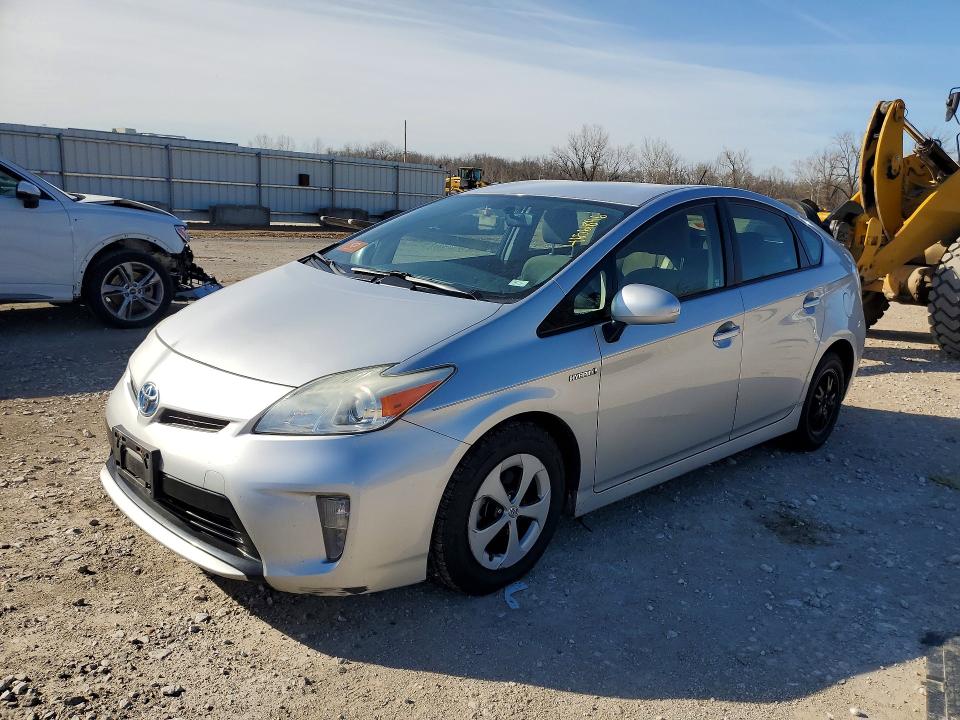 2013 Toyota Prius VIN JTDKN3DU6D5567475 COPART salvage auction — FRONT END, Mo - Salvage Certificate Of Title, sold $875 on 2026-07-08 (photo 1)