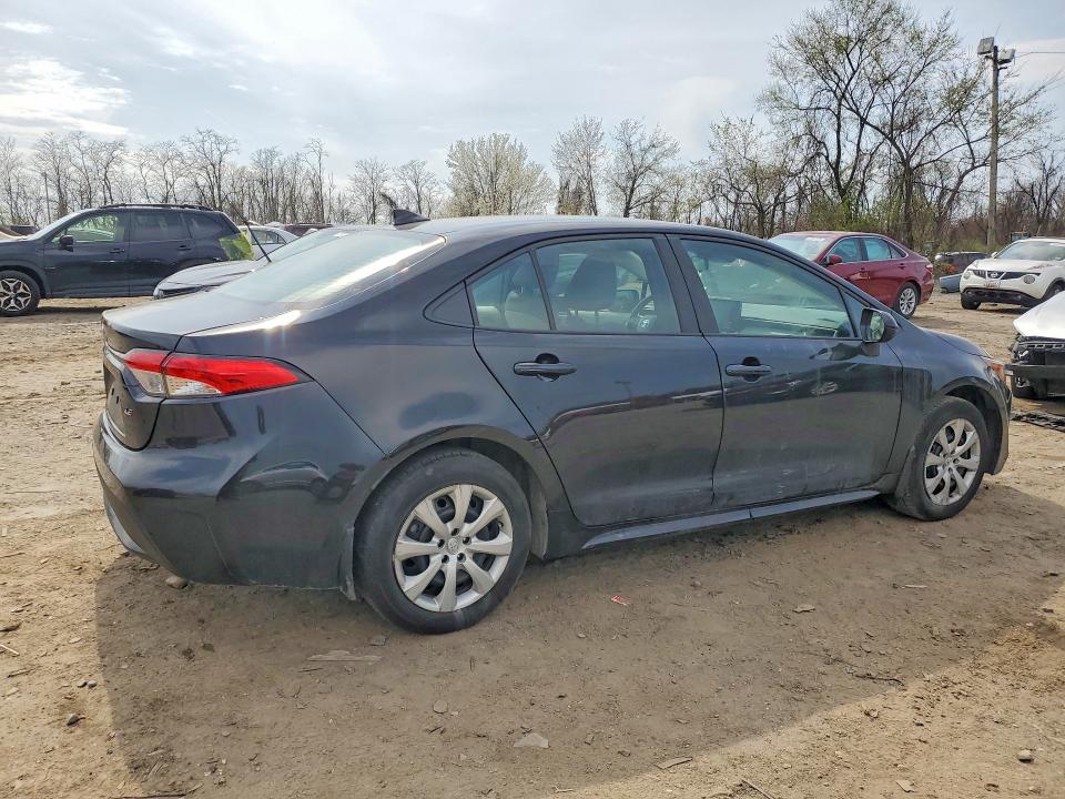 2022 Toyota VIN 5YFEPMAE1NP375573 COPART salvage auction — UNDERCARRIAGE, Md - Cert Of Salvage > 75% Damage, sold $4,400 on 2026-07-14 (photo 3)