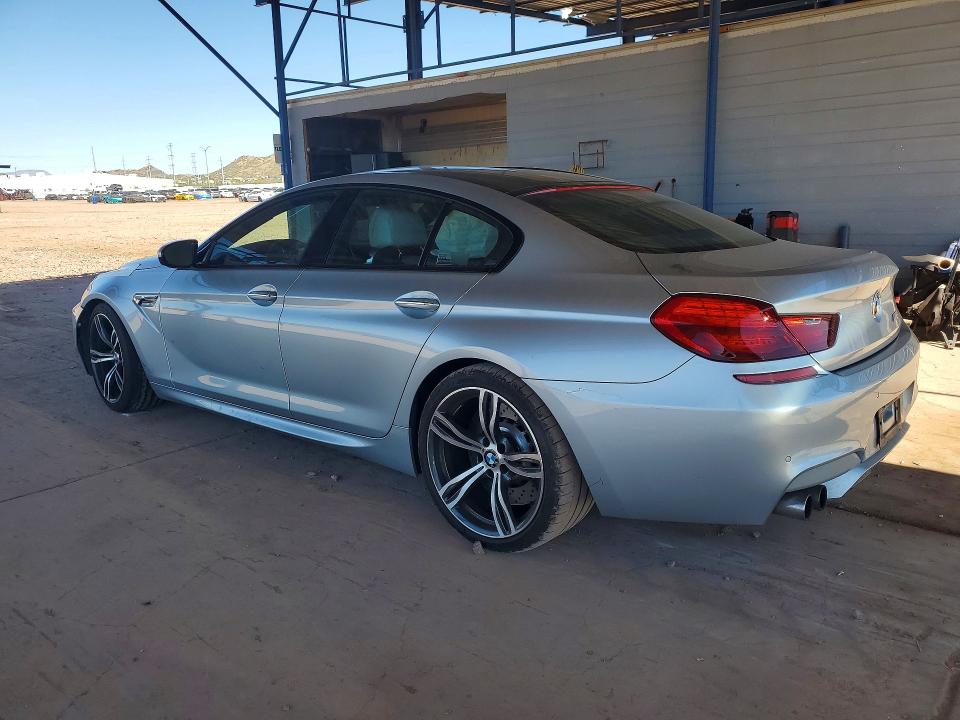 2015 BMW M6 gran coupe VIN WBS6C9C53FD467520 COPART salvage auction — FRONT END, Az - Cert Of Title - Salvage, sold $13,400 on 2026-07-15 (photo 2)