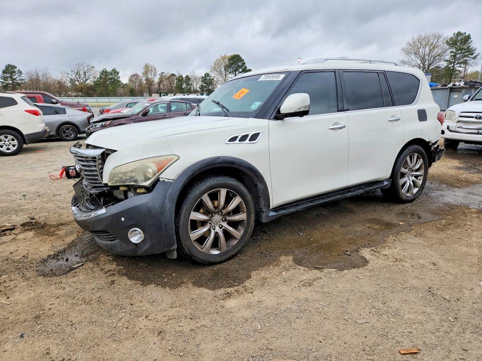 2013 Infiniti Qx56 VIN JN8AZ2NE0D9060621 COPART salvage auction — REAR END, Salvage Title, sold $725 on 2026-07-23 (photo 1)