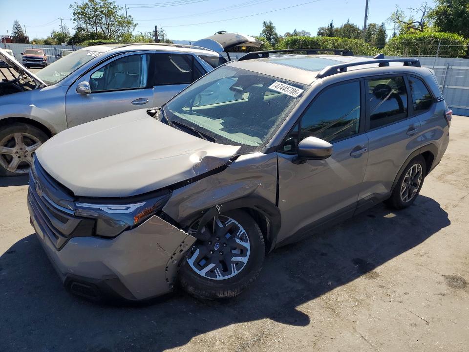 2025 Subaru Forester VIN JF2SLDBCXSH617202 COPART salvage auction — UNDERCARRIAGE, Ca - Salvage Certificate, sold $10,800 on 2026-07-09 (photo 1)