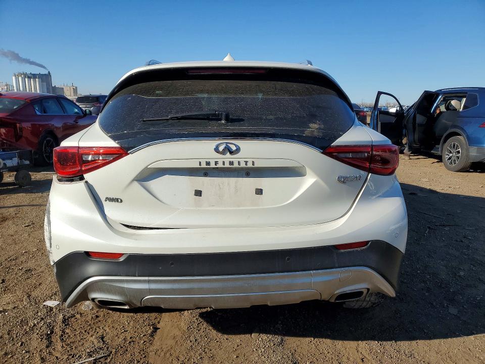 2018 Infiniti Qx30 VIN SJKCH5CR5JA053704 COPART salvage auction — FRONT END, Il - Salvage Certificate, sold $1,100 on 2026-07-10 (photo 6)