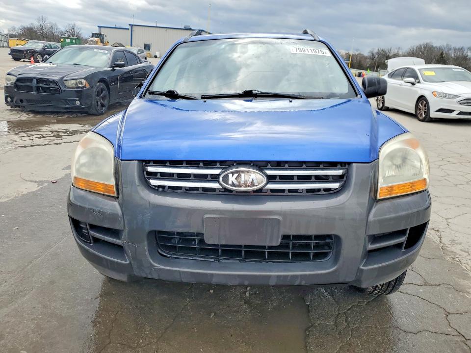 2007 Kia Sportage VIN KNDJF724X77427490 COPART salvage auction — REAR END, Tn - Salvage Certificate, sold $400 on 2026-07-20 (photo 5)