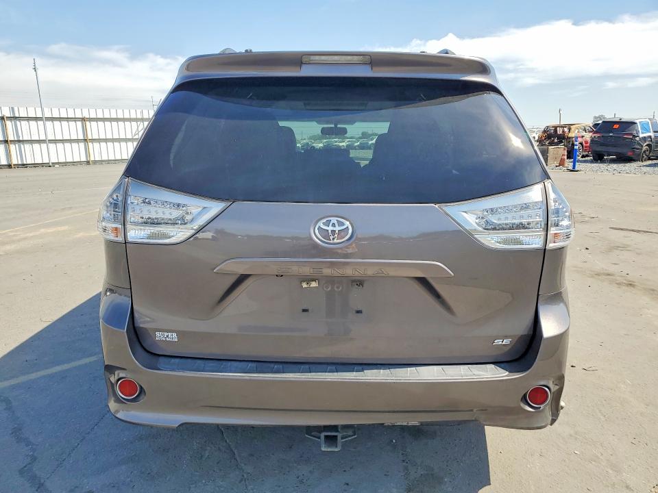 2012 Toyota Sienna VIN 5TDXK3DC7CS221210 COPART salvage auction — FRONT END, Salvage Title, sold $4,650 on 2026-07-16 (photo 6)