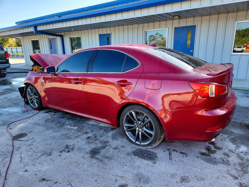 2011 Lexus Is 250 VIN JTHBF5C24B5154264 COPART salvage auction — FRONT END, Fl - Cert Of Title Slvg Rebuildable, sold $250 on 2026-07-22 (photo 2)